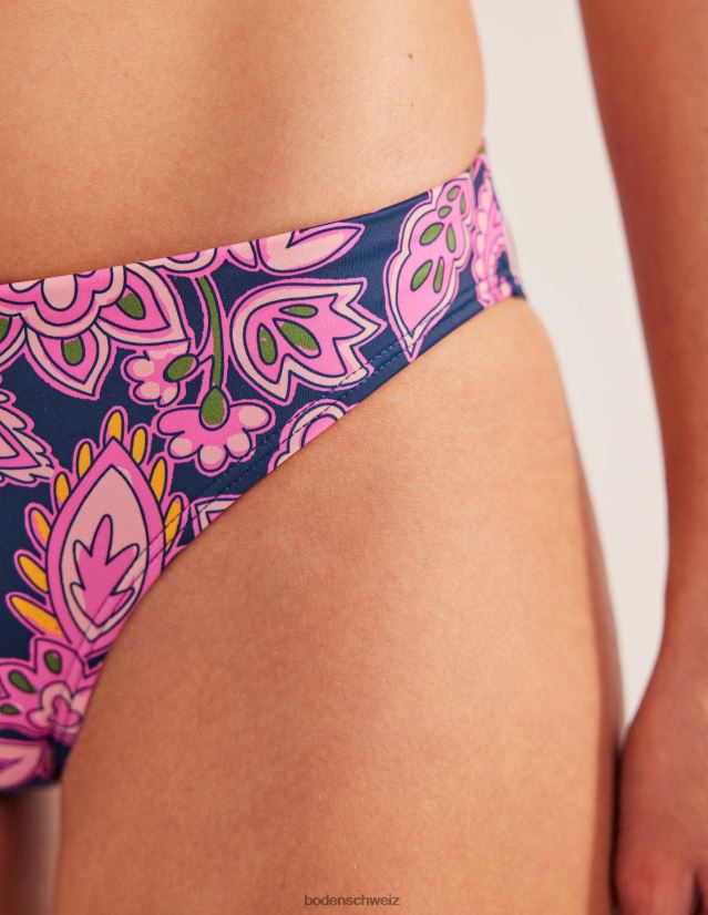Boden Frauen Bikinihöschen VH86PT1844 Kleidung Marine- und Paisley-Terrasse