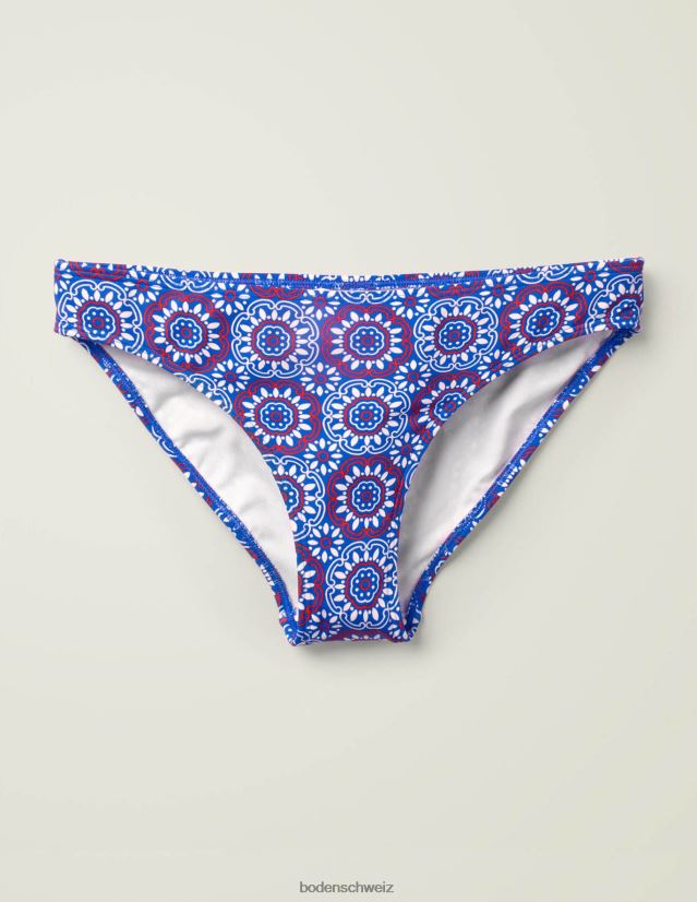 Boden Frauen Bikinihöschen VH86PT2055 Kleidung Edelblau & Sonnenfliese klein
