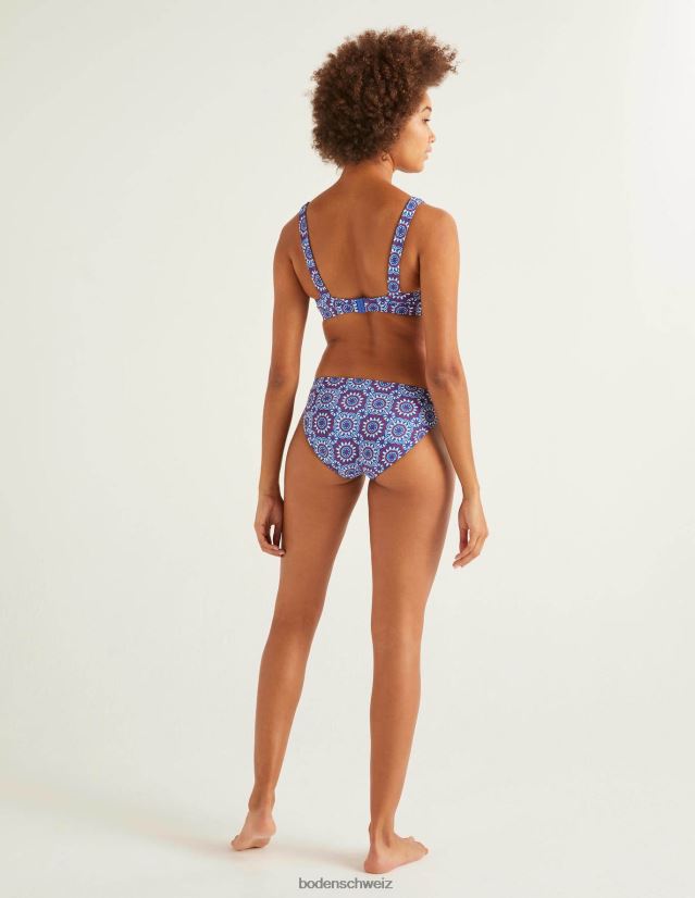 Boden Frauen Bikinihöschen VH86PT2055 Kleidung Edelblau & Sonnenfliese klein