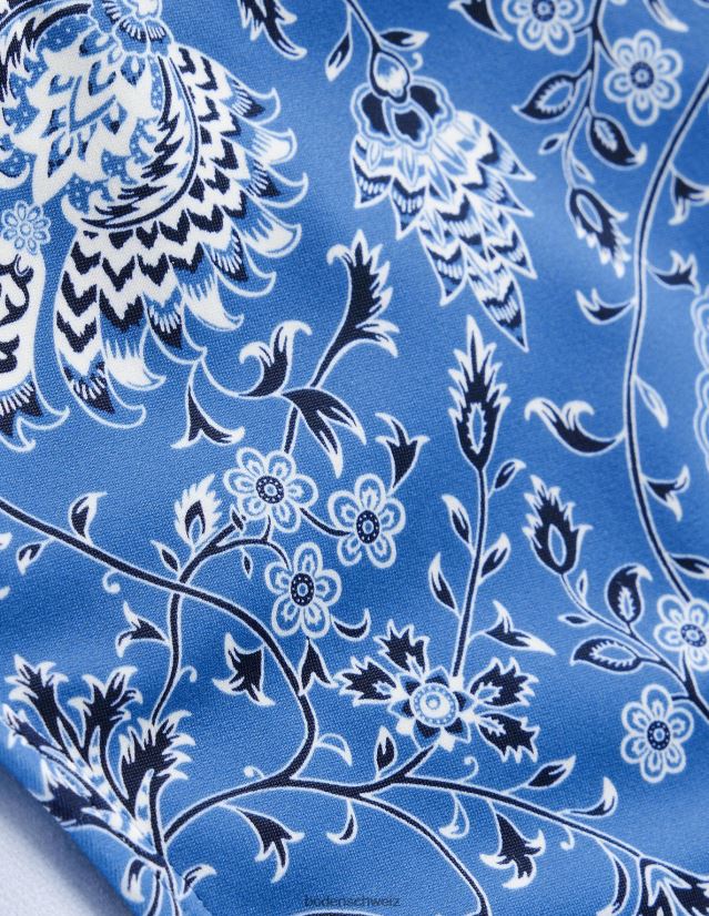 Boden Frauen Bikinihöschen VH86PT296 Kleidung Azurblauer und Gardenienhain