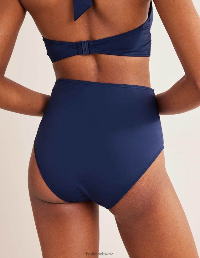 Boden Frauen Bikinihöschen mit hoher Taille VH86PT311 Kleidung Französische Marine