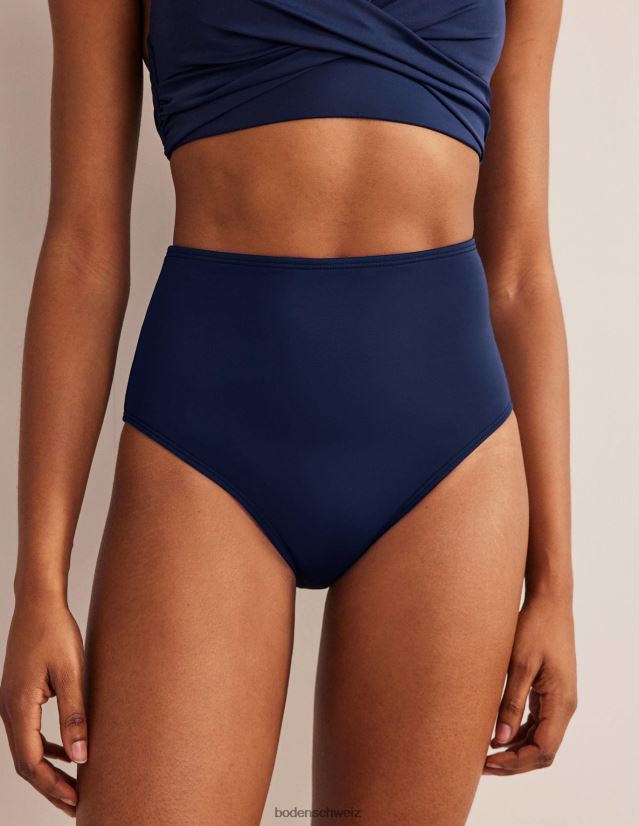 Boden Frauen Bikinihöschen mit hoher Taille VH86PT311 Kleidung Französische Marine