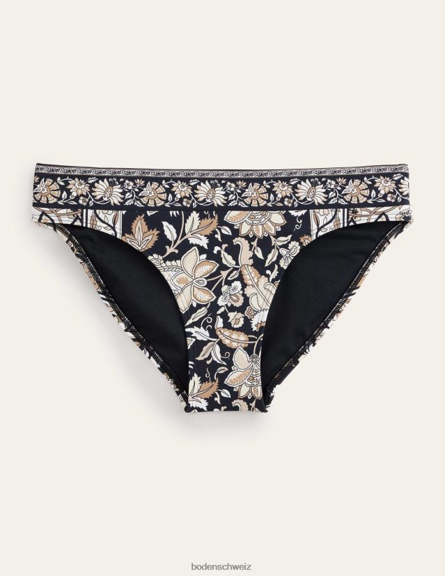 Boden Frauen Bikinihose mit Einsätzen VH86PT1912 Kleidung Nero & Paisley-Rebe