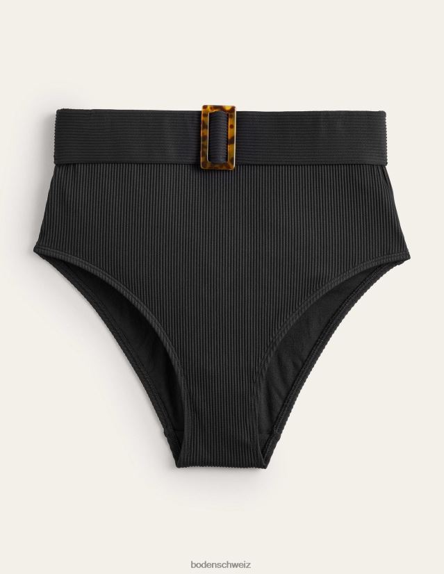 Boden Frauen Bikinihose mit Harzschnalle VH86PT2462 Kleidung Schwarz