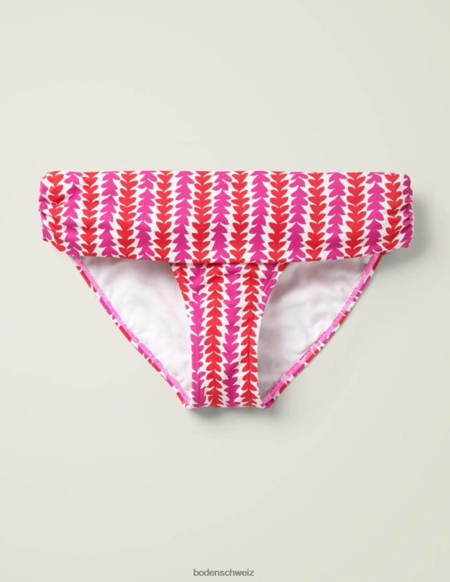 Boden Frauen Eze-Falten am Boden VH86PT2051 Kleidung Elfenbeinfarbener Stiefmütterchen- und Blütenblattpfeil