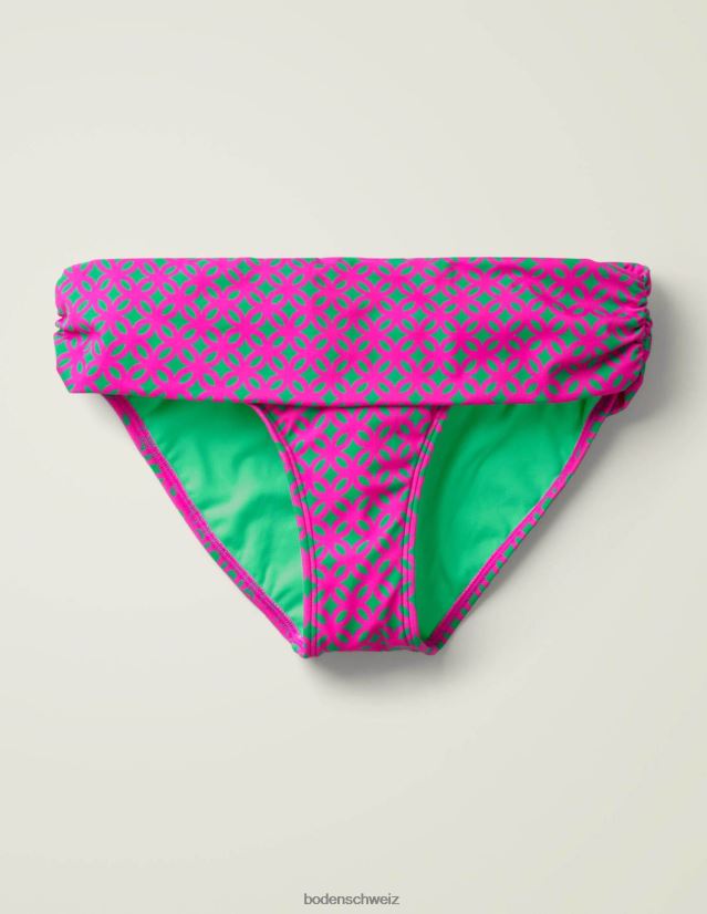 Boden Frauen Eze-Falten am Boden VH86PT2054 Kleidung Pop Stiefmütterchen & Link