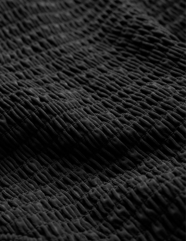 Boden Frauen Gesmokter Bandeau-Badeanzug VH86PT2476 Kleidung Schwarz