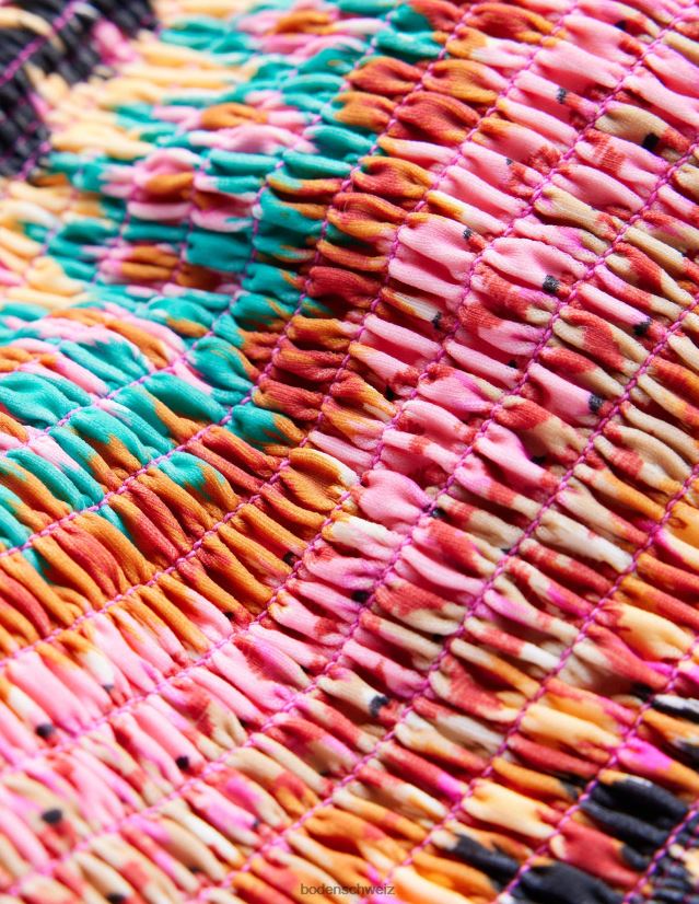 Boden Frauen Gesmoktes Bandeau-Bikinioberteil VH86PT2156 Kleidung Multi-Ikat