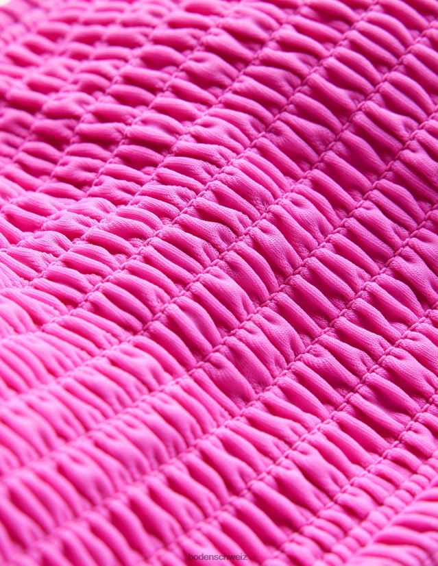 Boden Frauen Gesmoktes Bandeau-Bikinioberteil VH86PT2457 Kleidung tolles Rosa
