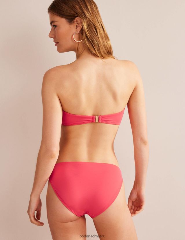 Boden Frauen Stützendes Bandeau-Bikinioberteil VH86PT258 Kleidung rosa Beere