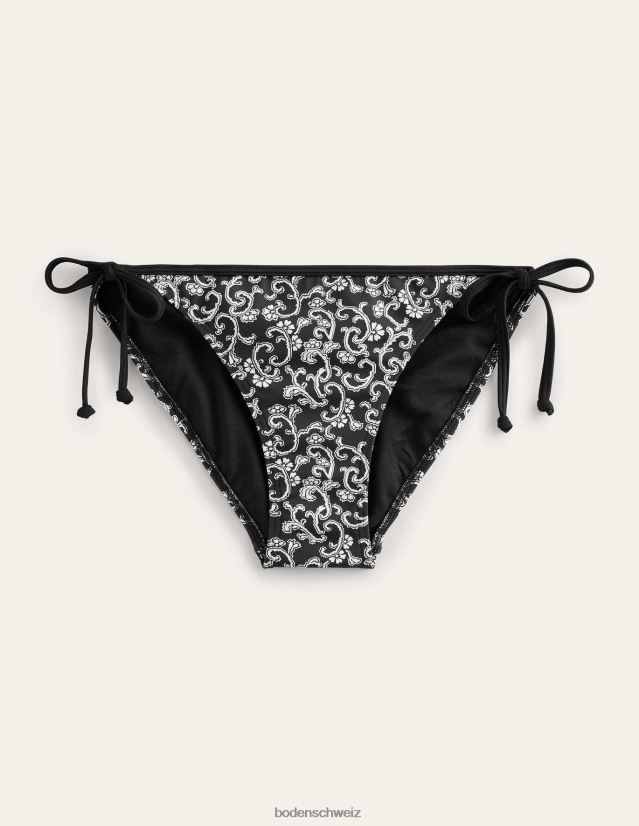 Boden Frauen String-Bikinihose VH86PT1773 Kleidung Nero & Wirbelzweig