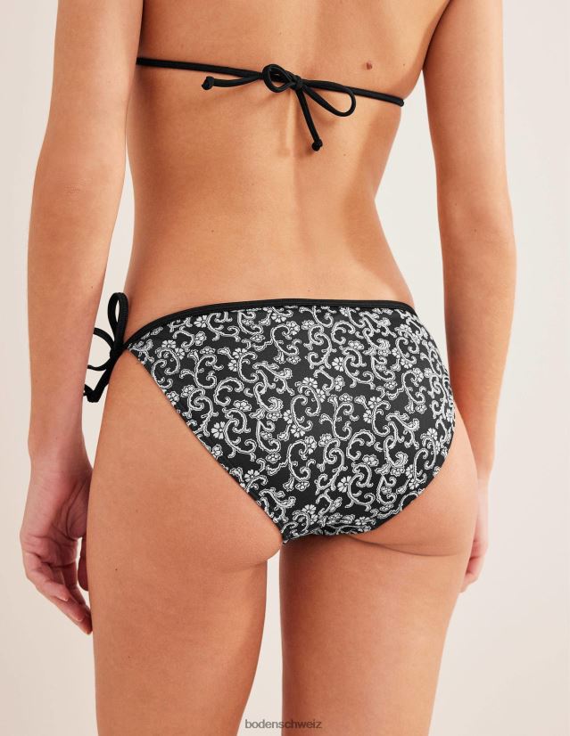 Boden Frauen String-Bikinihose VH86PT1773 Kleidung Nero & Wirbelzweig