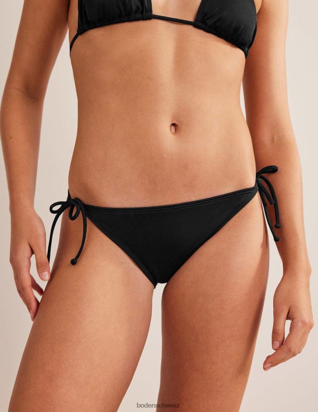 Boden Frauen String-Bikinihose VH86PT293 Kleidung Schwarz