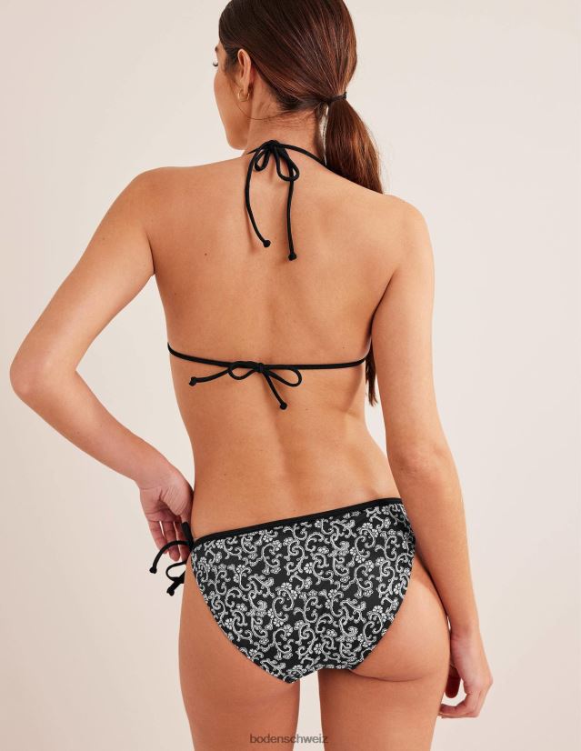 Boden Frauen String-Bikinioberteil VH86PT1713 Kleidung Nero & Wirbelzweig