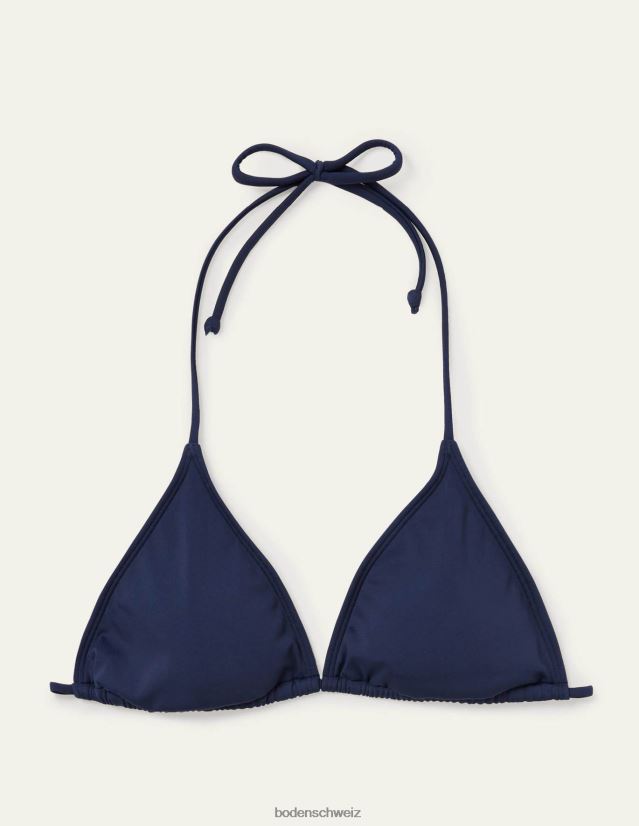 Boden Frauen String-Bikinioberteil VH86PT290 Kleidung Französische Marine