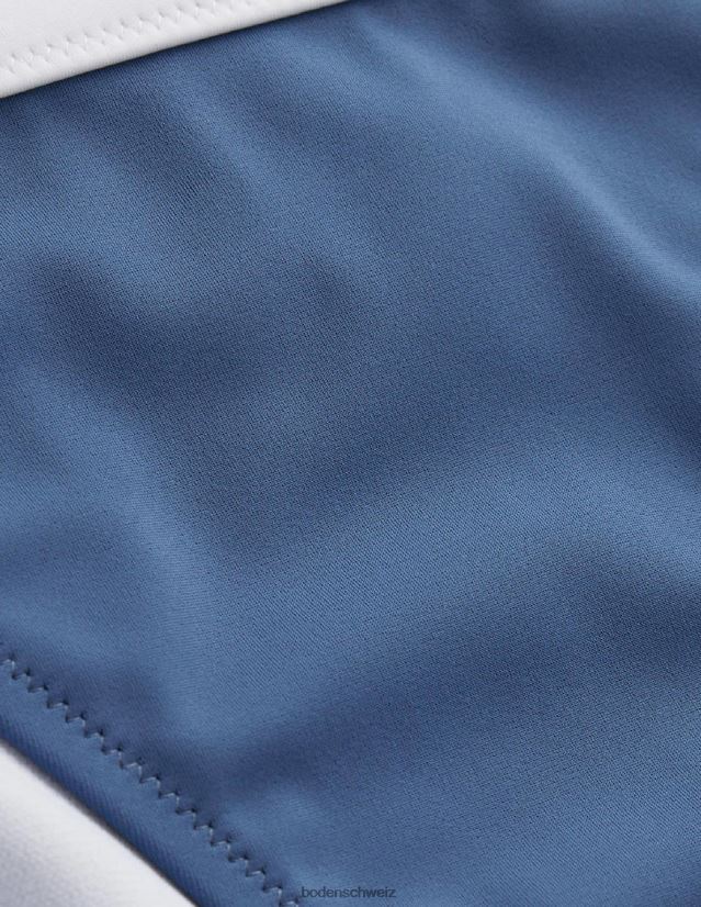 Boden Frauen Tanga-Bikinihose VH86PT1883 Kleidung Globus und weißer Farbblock