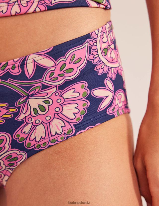 Boden Frauen klassische Bikini-Shorts VH86PT2540 Kleidung Marine- und Paisley-Terrasse
