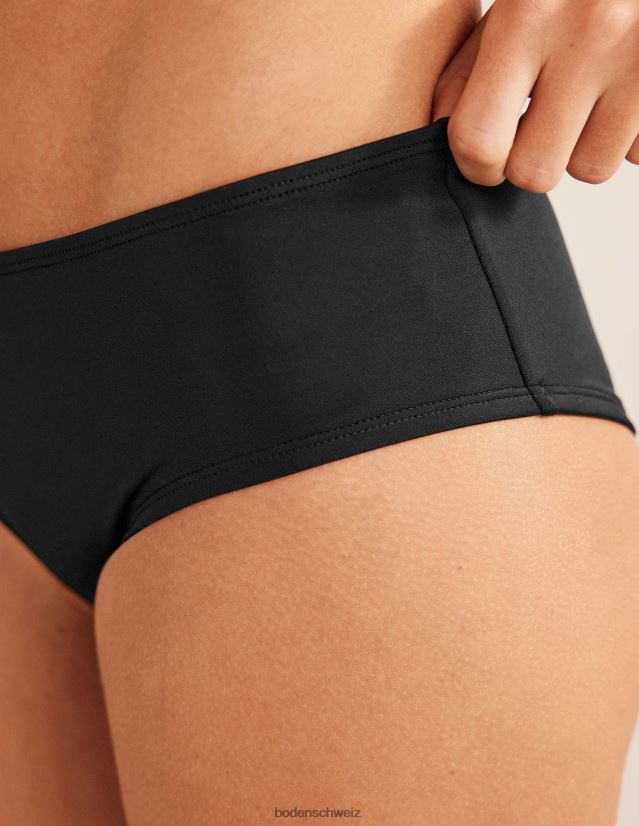 Boden Frauen klassische Bikini-Shorts VH86PT284 Kleidung Schwarz