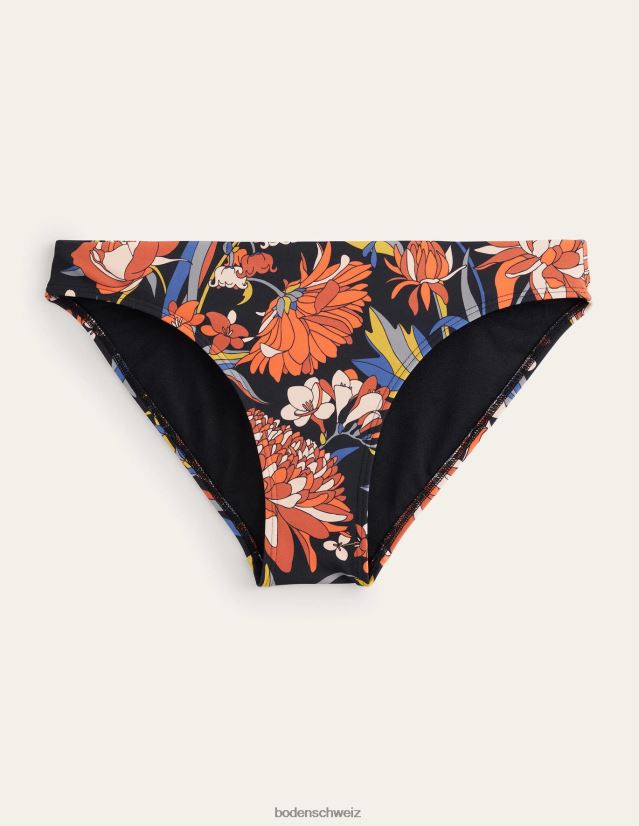 Boden Frauen klassische Bikinihose VH86PT1872 Kleidung Nero & Chrysantheme