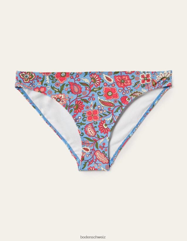 Boden Frauen klassische Bikinihose VH86PT2058 Kleidung staubblaues und orientalisches Paradies