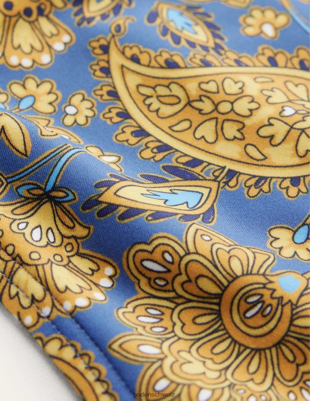 Boden Frauen klassische Bikinihose VH86PT2085 Kleidung Ernte Gold- und Paisley-Terrasse