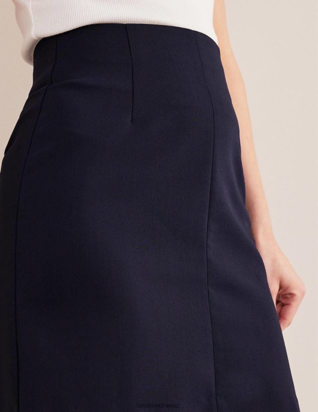 Boden Frauen Bi-Stretch-Minirock VH86PT651 Kleidung Marine