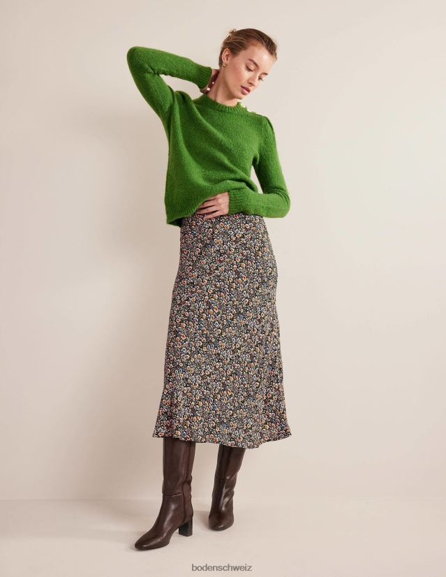 Boden Frauen Cecelia Midirock VH86PT2127 Kleidung Multi & Eden Bloom