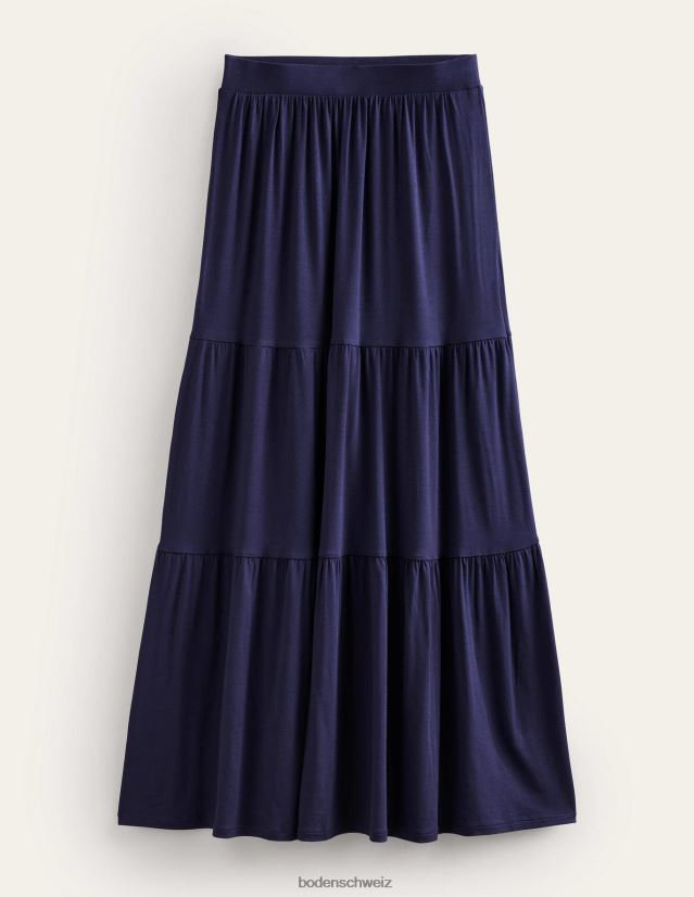 Boden Frauen Maxirock aus Jersey VH86PT1285 Kleidung Marine