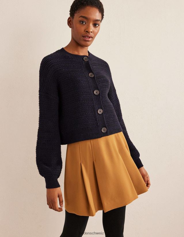 Boden Frauen Plissee-Minirock aus Krepp VH86PT1967 Kleidung Teddybär