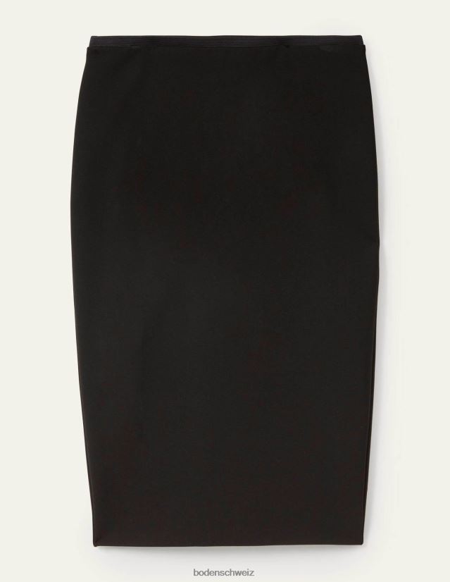 Boden Frauen Rock aus Hampshire-Stretch-Jersey VH86PT648 Kleidung Schwarz