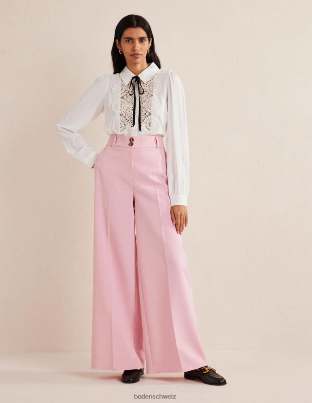 Boden Frauen Latzbluse aus Spitze VH86PT2508 Kleidung Elfenbein