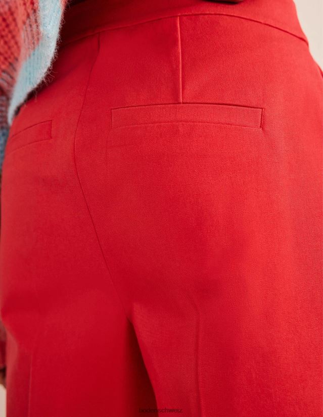 Boden Frauen Bi-elastische Tapered-Hose VH86PT1434 Kleidung Kamelie