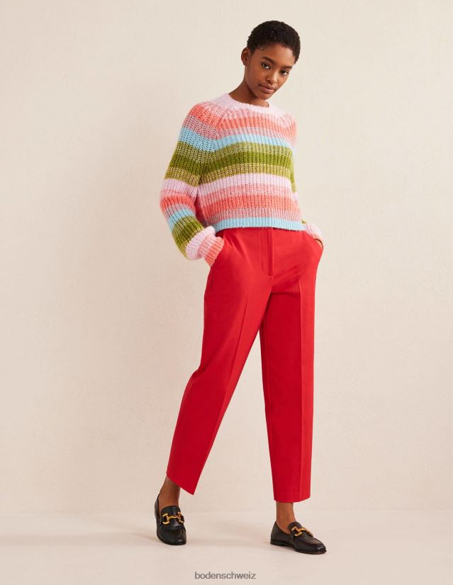 Boden Frauen Bi-elastische Tapered-Hose VH86PT1434 Kleidung Kamelie