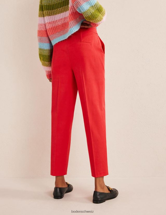 Boden Frauen Bi-elastische Tapered-Hose VH86PT1434 Kleidung Kamelie