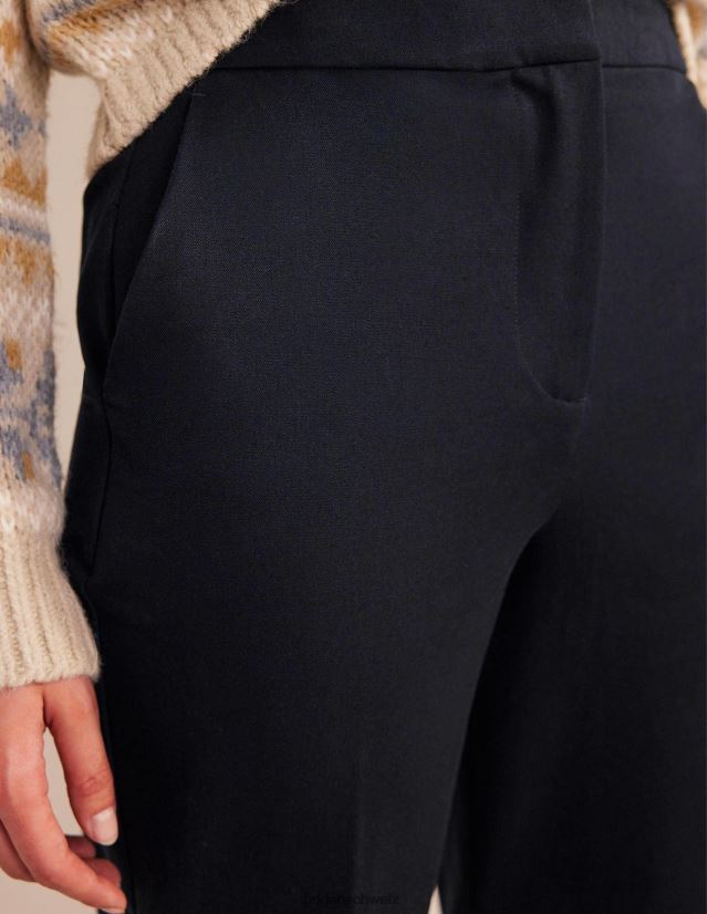 Boden Frauen Bi-elastische Tapered-Hose VH86PT335 Kleidung Marine