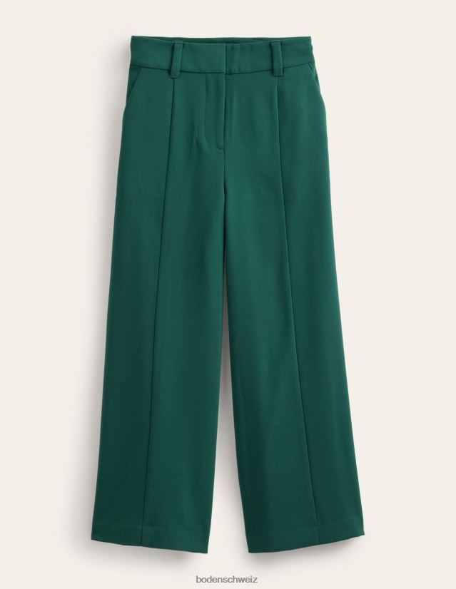 Boden Frauen Fließende Culottes mit weitem Bein VH86PT2284 Kleidung Smaragdgrün