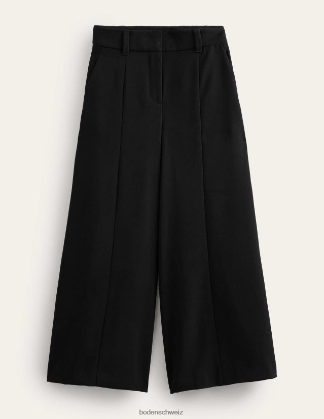 Boden Frauen Fließende Culottes mit weitem Bein VH86PT985 Kleidung Schwarz