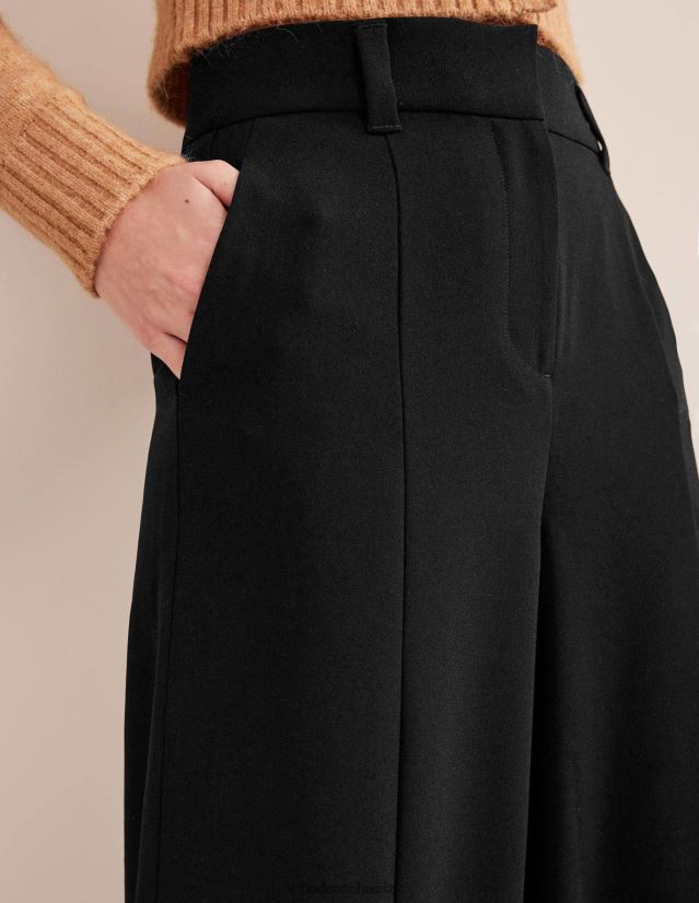 Boden Frauen Fließende Culottes mit weitem Bein VH86PT985 Kleidung Schwarz