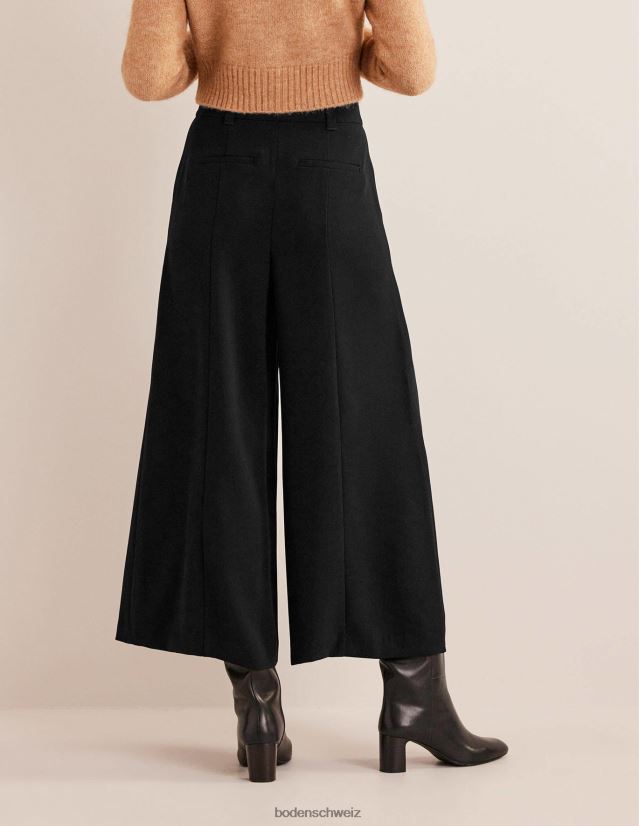 Boden Frauen Fließende Culottes mit weitem Bein VH86PT985 Kleidung Schwarz