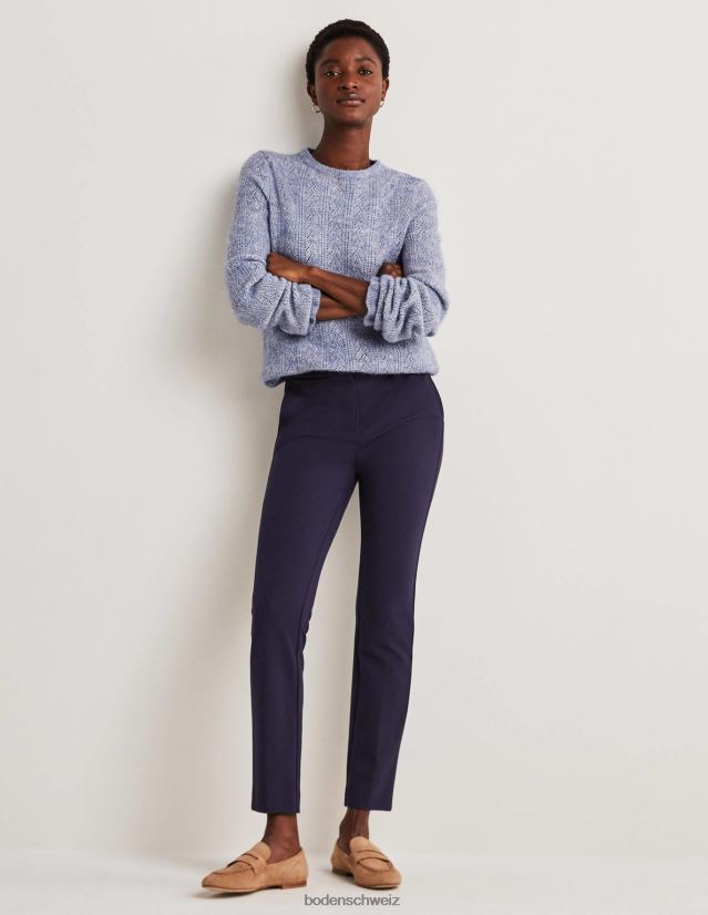 Boden Frauen Hampshire 7/8-Jerseyhose VH86PT336 Kleidung Marine