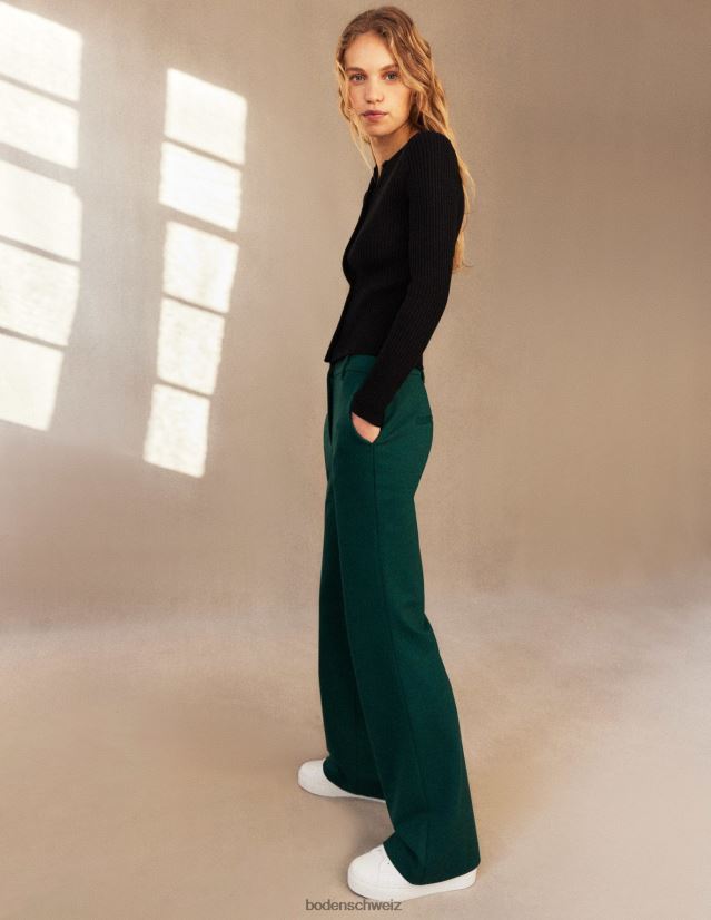 Boden Frauen Hampton-Schlaghose VH86PT1354 Kleidung Smaragdnacht