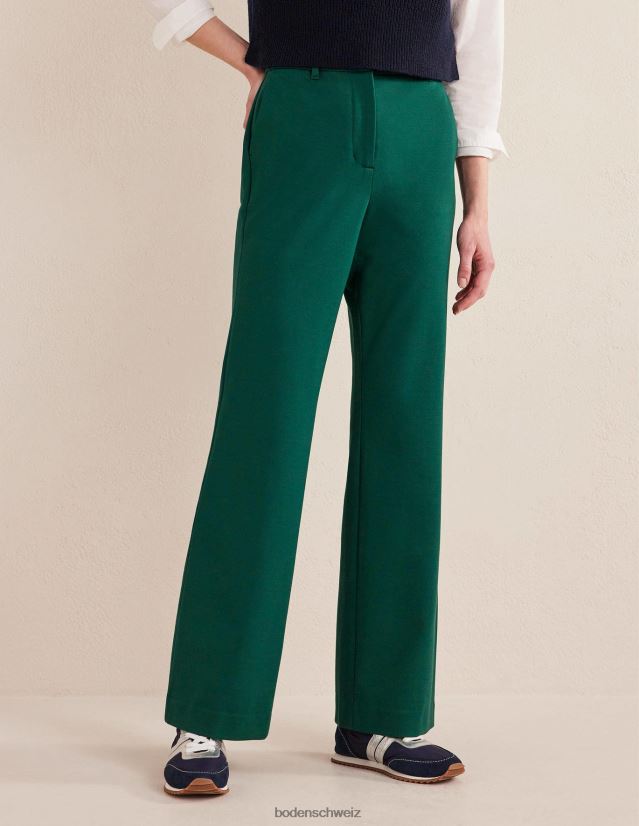 Boden Frauen Hampton-Schlaghose VH86PT1354 Kleidung Smaragdnacht