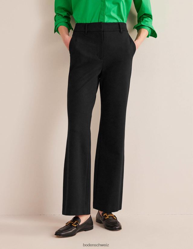 Boden Frauen Hampton-Schlaghose VH86PT598 Kleidung Schwarz