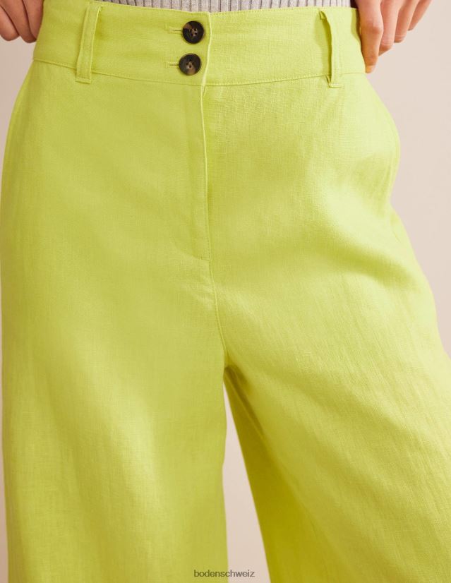 Boden Frauen Highbury-Leinenhose VH86PT2594 Kleidung Zitrusfrüchte