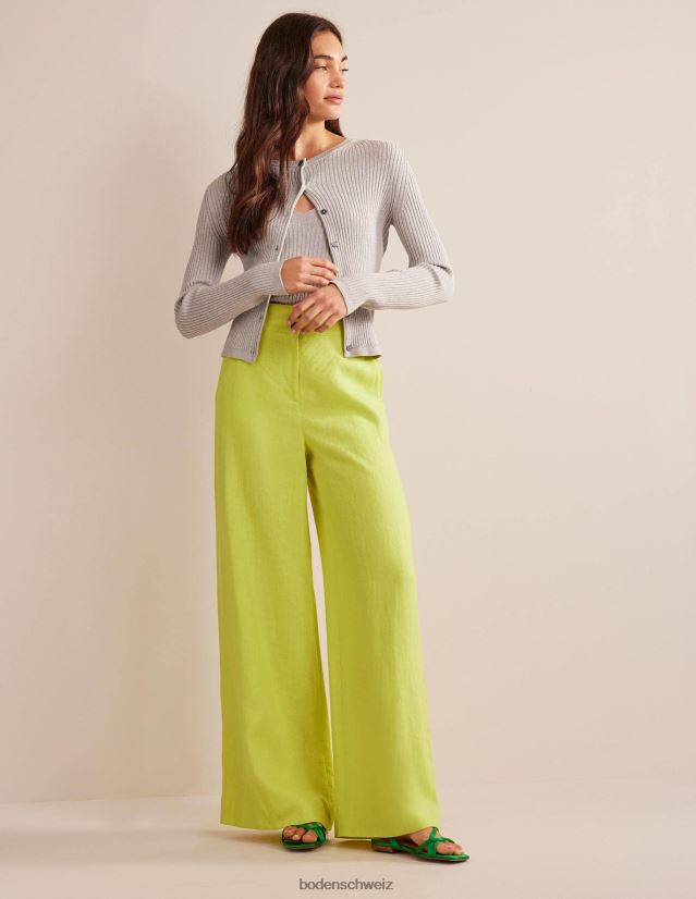 Boden Frauen Highbury-Leinenhose VH86PT2594 Kleidung Zitrusfrüchte