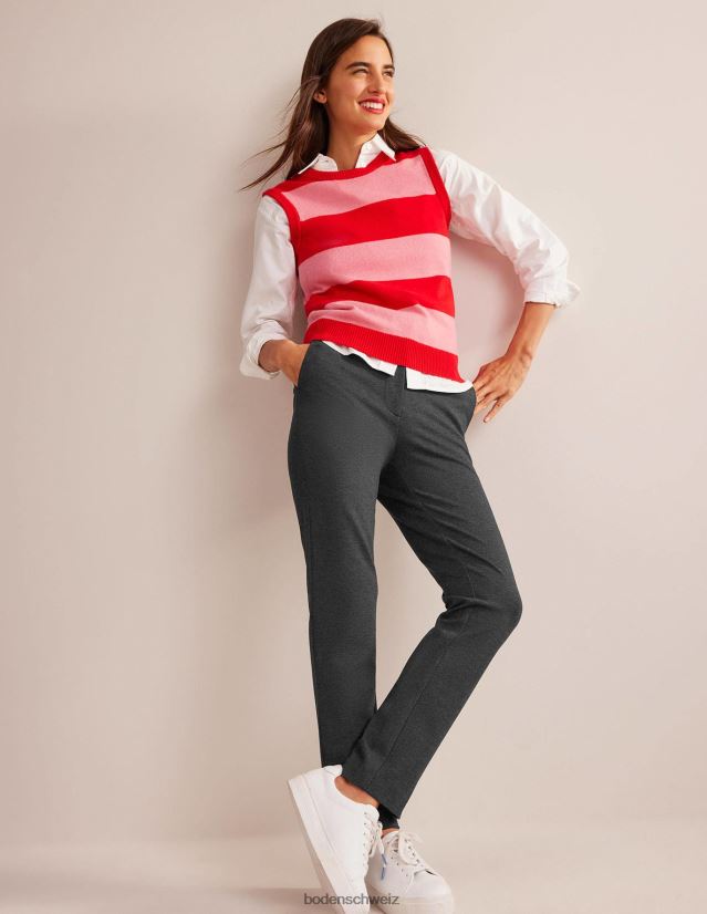 Boden Frauen Highgate-Jersey-Hose VH86PT321 Kleidung Holzkohle Mergel