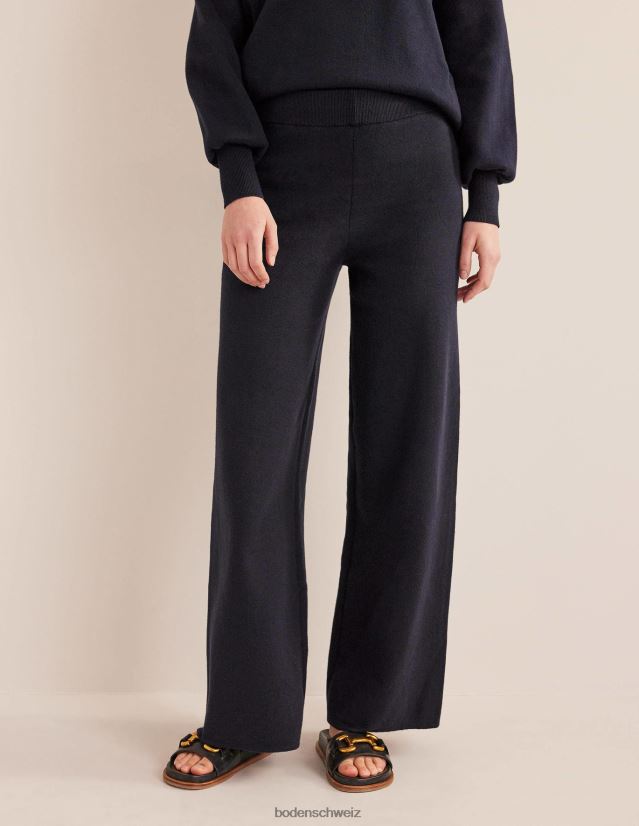 Boden Frauen Jacquard-Hose VH86PT1749 Kleidung Marine