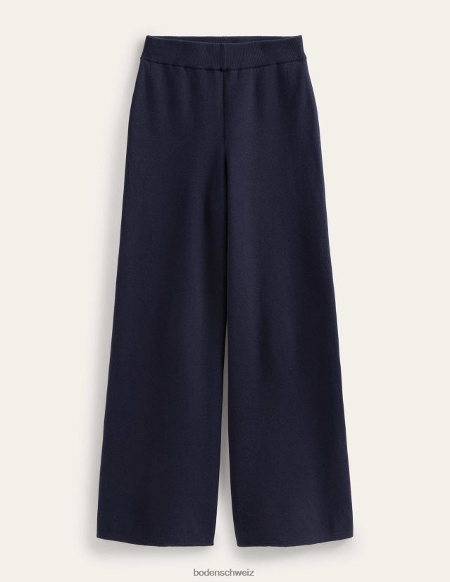 Boden Frauen Jacquard-Hose VH86PT1749 Kleidung Marine