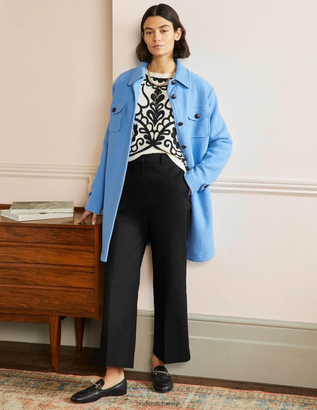 Boden Frauen Richmond-Hose mit hoher Taille VH86PT979 Kleidung Schwarz