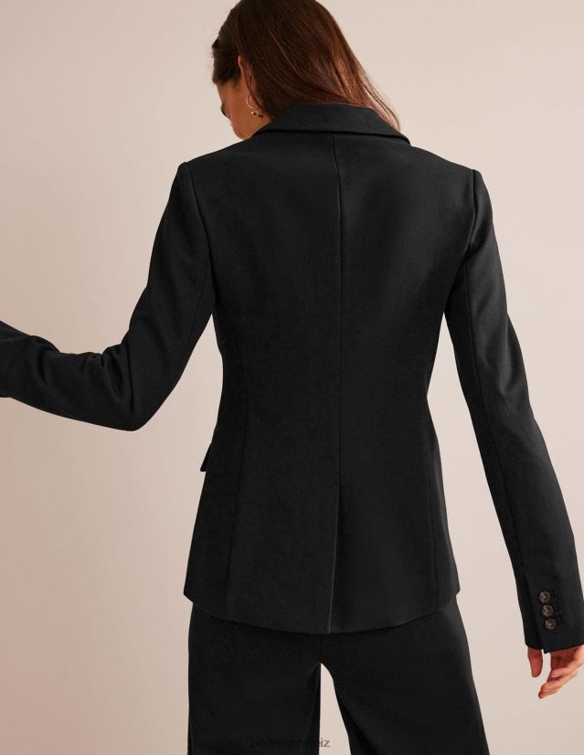 Boden Frauen Der Marylebone-Jersey-Blazer VH86PT670 Kleidung Schwarz